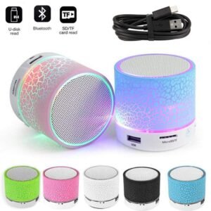 Mini Rechargeable Bluetooth Speaker with Light