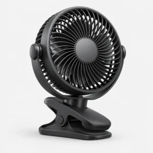 2-in-1 Clip & Desktop Portable Turbo Fan - Digital Personal Fan (illustration)