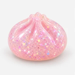Mini Glitter Dumpling Squishy Ball - Soft Sensory Fidget Toy for Kids (illustration)