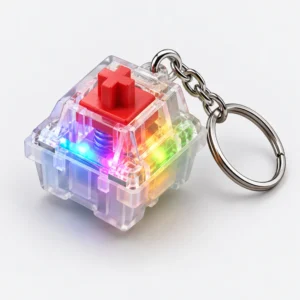 RGB Mechanical Switch Fidget Keychain (illustration)
