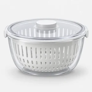 2-in-1 Fruit Strainer Container with Lid (illustration)