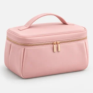 HomeLucky Cute Portable Makeup Travel Bag - Large Cosmetic Organizer (illustration)