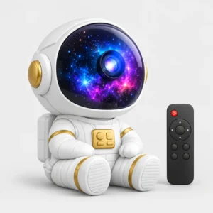 Astronaut Galaxy Projector Lamp with Remote Control - Nebula Star Ceiling Light for Kids (illustration)
