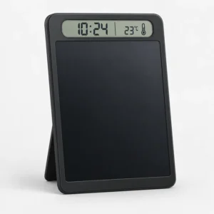 Smart LCD Writing Tablet with Clock & Thermometer (illustration)
